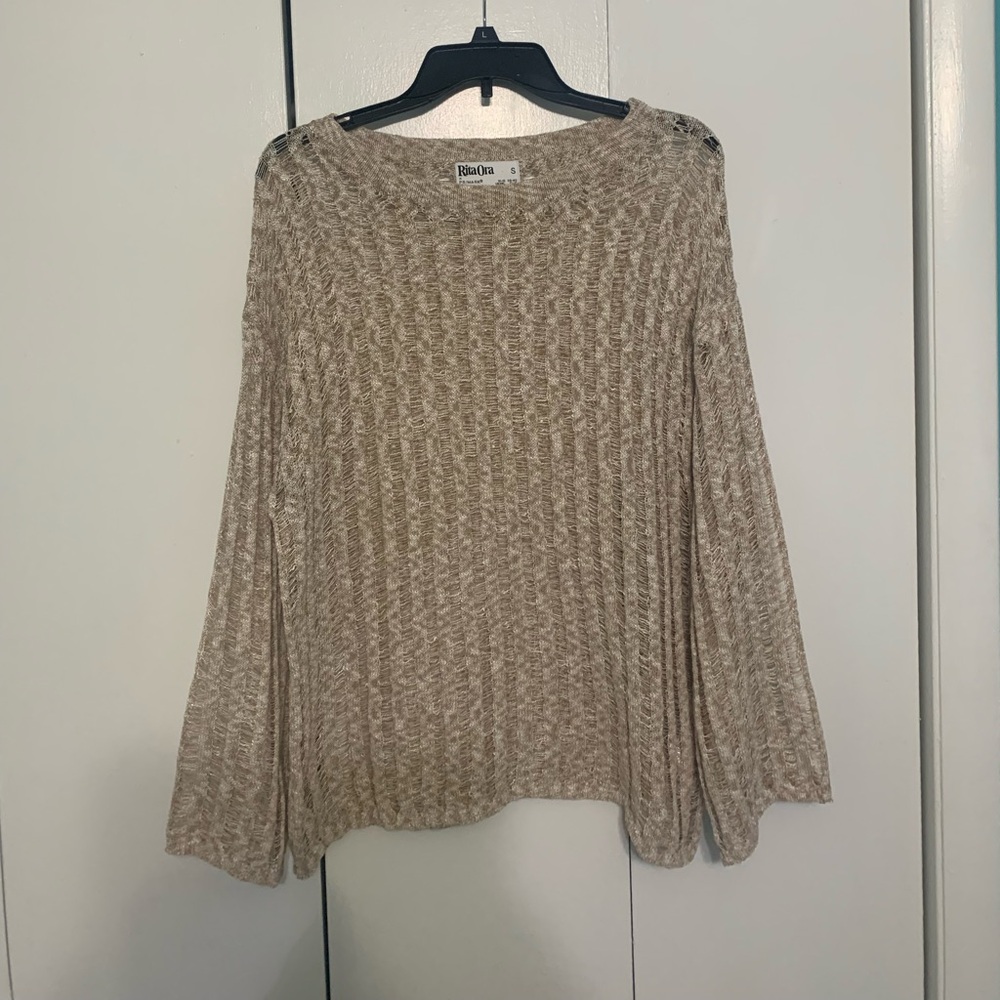 Primark Light Brown Ribbed Sweater